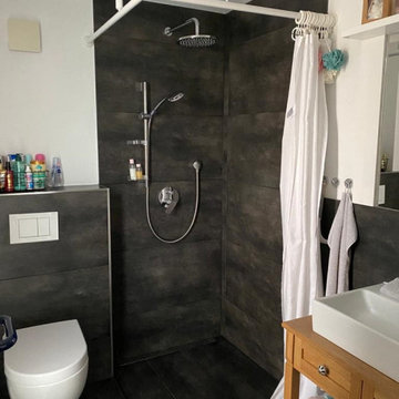 Kleines Badezimmer zum Wohlfühlen
