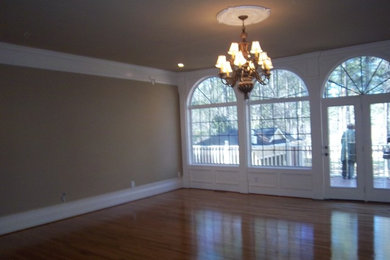 Inspiration for a timeless family room remodel in Atlanta