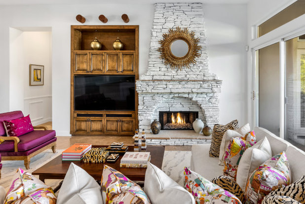 Mediterranean Living Room by Carlos King Interior Design