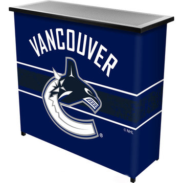 NHL Portable Bar With Case, Vancouver Canucks