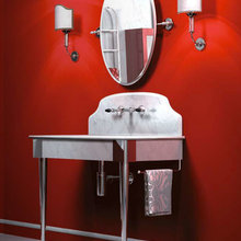 powder room vanity