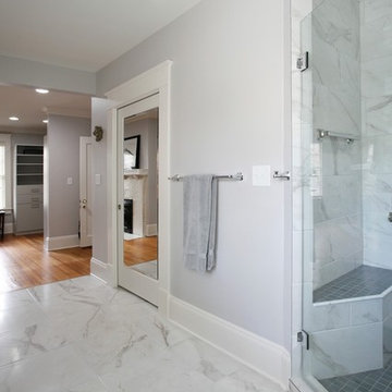 Bathroom with Wall Mounted Cabinets