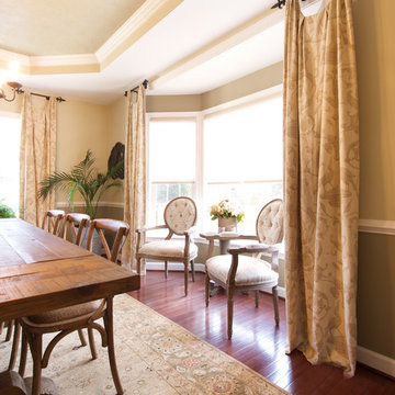 Vintage Meets Shabby Chic Dining Room Design