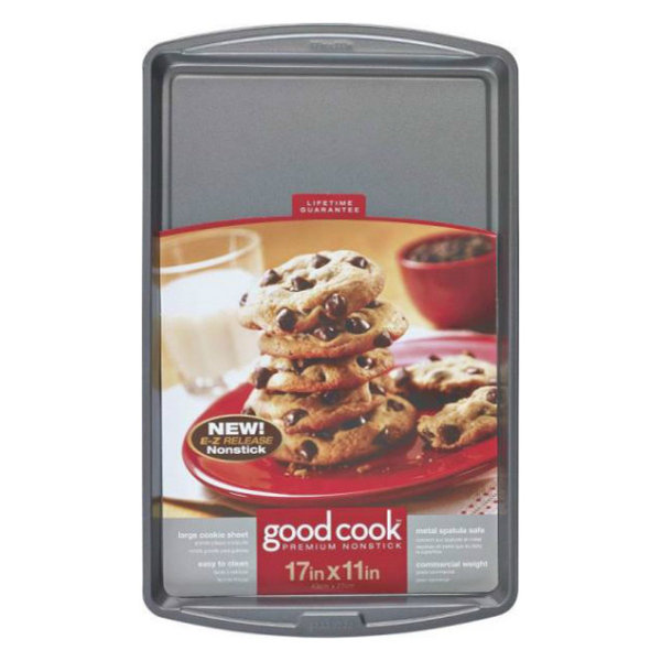 Good Cook 04022 Non-stick Cookie Sheet, Large, 17" X 11"
