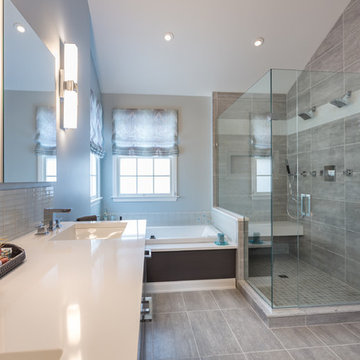 Modern Master Bath Retreat in Fairfield, CT
