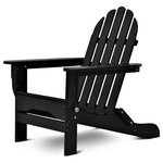 Durogreen - DUROGREEN The Adirondack Chair, Black - Nothing beats the classic style of an Adirondack chair. The Adirondack has become the symbol of comfort and luxury. The relaxed design lounges you back to comfortably watch the sunset. A Durogreen Adirondack chair will resist the elements, allowing you to enjoy the timeless design year after year.