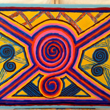 origingal paintings- colorful paintings for any space- A WINDOW TO YOUR SOUL