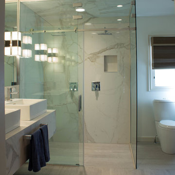 Westside Mid-Century Modern House, Master Bathroom