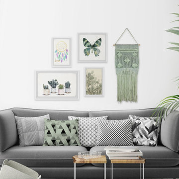 Laurel Boho Pentaptych