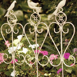 Songbird Garden Rail - Garden Statues And Yard Art