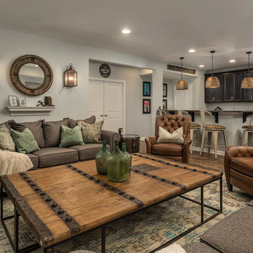 Huge Antique Doors Coffee Table Basement