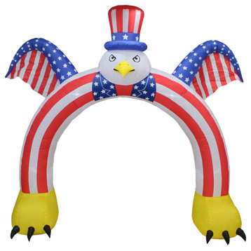 9 FT Patriotic Eagle Archway Yard Inflatable