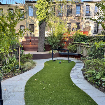 Park Slope curvy garden