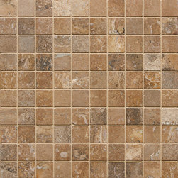 Moda Mosaic Square Mosaic in Mahogany - Mosaic Tile