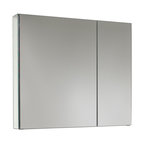 Fresca 30" Wide Bathroom Medicine Cabinet With Mirrors