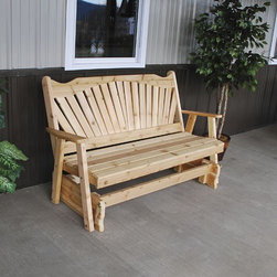 Cedar Fanback Glider - Outdoor Gliders