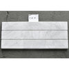 Baseboard Carrara Marble Trim Tile Venato Carrera Bianco Honed 5x12, 1 piece