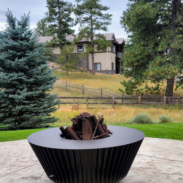Industrial Vulcan Slat Fire Pit