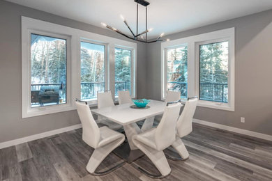 Inspiration for a dining room remodel in Calgary