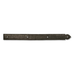 Dark Bronze Band Dummy Hinge Front (28")  Coastal 20-155 - Door Hardware