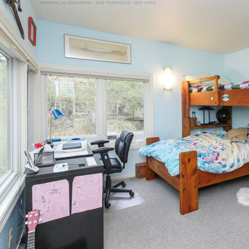New Windows in Delightful Bedroom - Renewal by Andersen San Francisco Bay Area