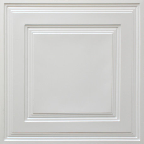 Pearl White 3D Ceiling Panels, 2'x2', 200 Sq Ft, Pack of 50