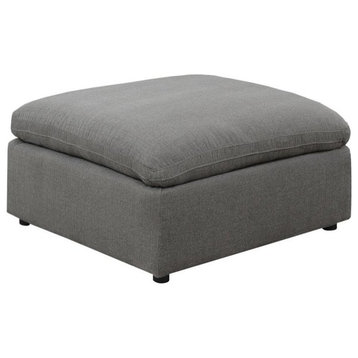 Picket House Furnishings Haven Ottoman in Gray