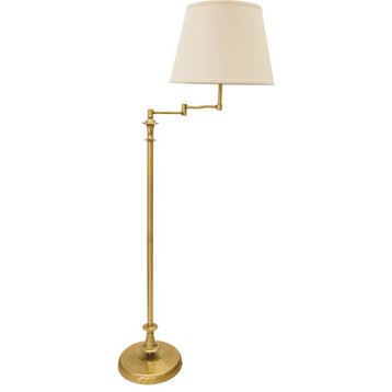 House of Troy Randolph RA301-AB 1 Light Floor Lamp in Antique Brass