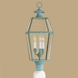 Norwell Lighting Outdoor Post Olde Colony With Beveled Glass 1068 - Post Lights