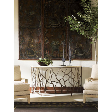Bannister Garden Console Table