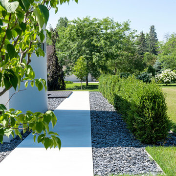 Modern Concrete Walk - Racine