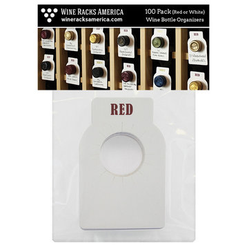 Wine Racks America 2-Sided Paper Wine-Bottle Tags, 50 Pack