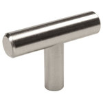 Cosmas - Cosmas European Bar Pull - Solid Metal Handle for Kitchen and Bath, Satin Nickel - Manufacturer: Cosmas