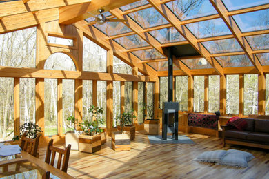 Cathedral Wood Sunroom