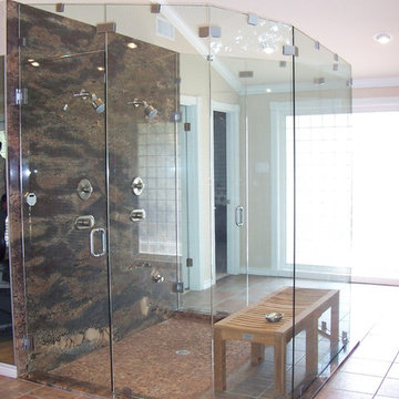 Custom Frameless Shower Enclosure