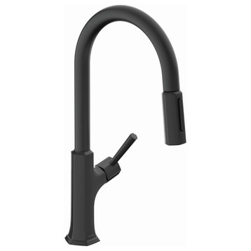 Hansgrohe 04852 Locarno 1.75 GPM Pull Down Kitchen Faucet HighArc - Matte Black