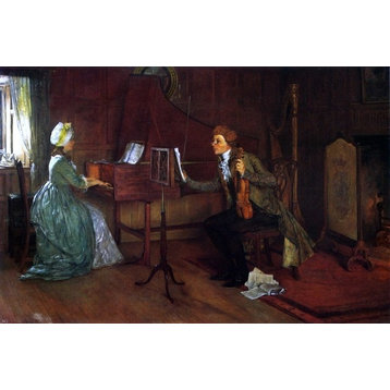 Francis David Millet Difficult Duet Wall Decal