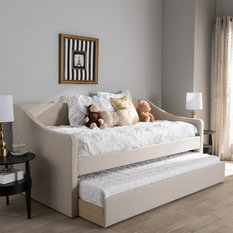 50 Most Por Daybeds For 2018 Houzz Whole Interiors Barnstorm Modern Beige Fabric Upholstered Daybed With Guest Trundle Bed Daybeds