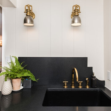 Bethesda, MD Rustic Transitional Basement Makeover