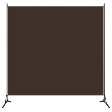 Vidaxl 1-Panel Room Divider Brown 68.9"x70.9"
