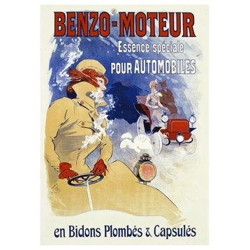 "Benzo-Moteur" Digital Paper Print by Jules Cheret, 23"x32"