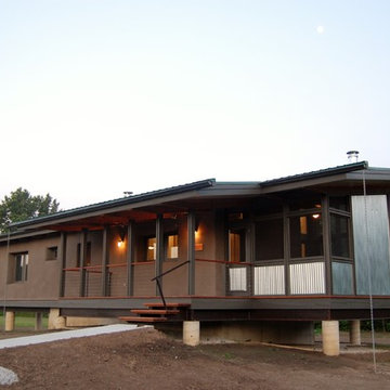 Modern Straw Bale Cabin