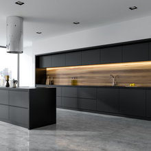 black kitchen