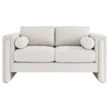 MODWAY Visible Boucle Fabric Loveseat