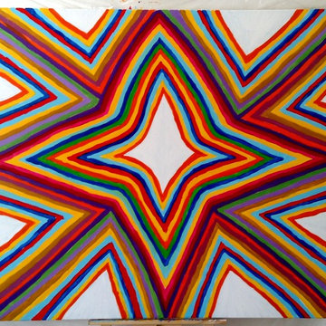 origingal paintings- colorful paintings for any space-THE GREAT COMPASS
