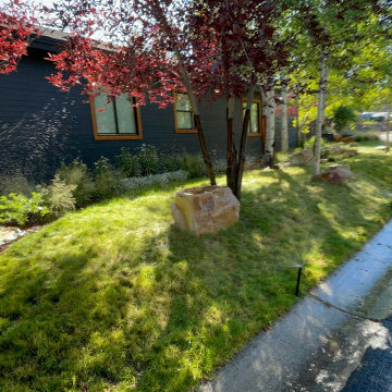 Park City planting, mulch, maintenance, overseed