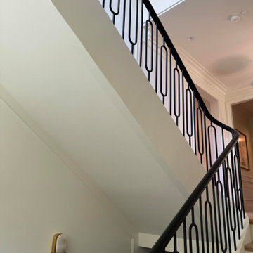 Project #134 | Straight Staircase with Elliptical Stringer