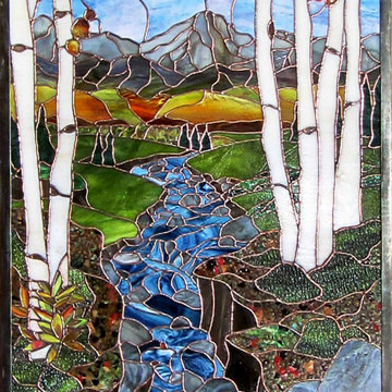 Aspen Mountain Scene - Style Guide - Nature Scenes