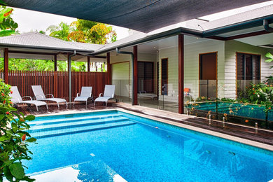 Modern pool in Cairns.