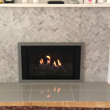 Tiled Fireplace